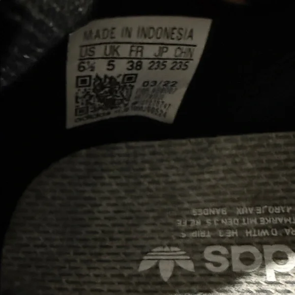 Adidas Women's Black Knit Sneakers - Picture 4 of 5